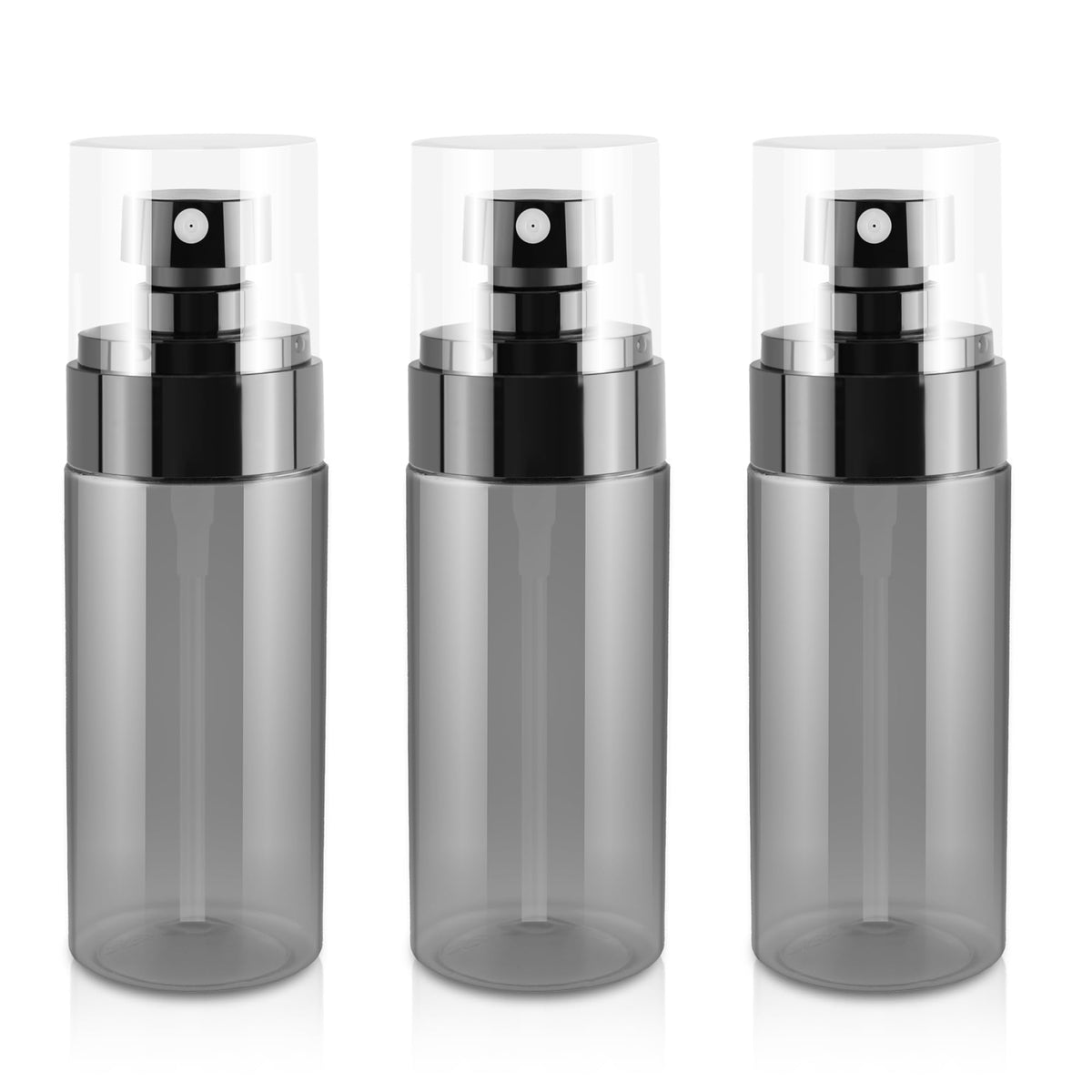 Black Small Spray Bottles, Portable Plastic Fine Mist Containers