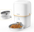 Automatic Cat Feeder, 3L Cat Food Dispenser with Anti-Jam Design, Over 180-day Battery Life, 1-6 Meals Per Day with