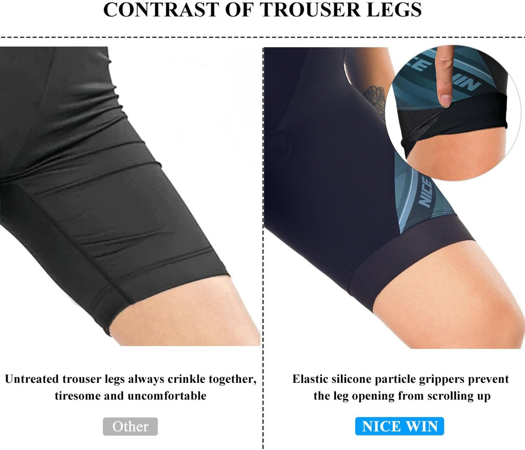 Womens Bike Shorts 4D Gel Pading Cycling Spinning Biker Bicycle Short with Pockets Wide Waistband