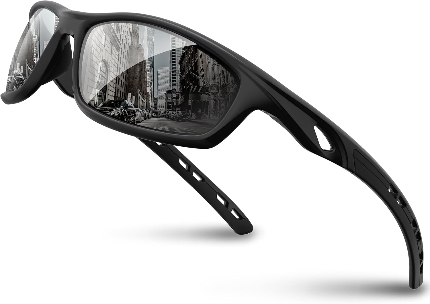 Womens Polarized Sports Sunglasses UV400 for Driving Cycling RB833 | TR90 lightweight frame for driving, fishing