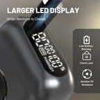 Electric Foil Shavers for Men: 4 Floating Blades & Big LED Display - Grey