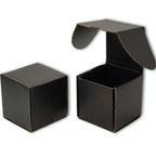 5x5x5 Shipping Boxes Set of 30, Black Mailer Corrugated Cardboard Box