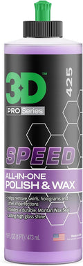 Speed All-In-One Polish & Wax – Scratch & Swirl Remover, Clear Coat Safe Paint Sealant – High Gloss Finish, Easy