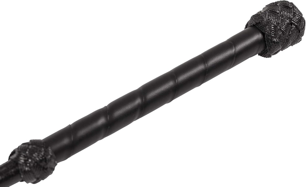 Leather Jumping Bat Riding Crop Beautifully Crafted in England - Black - Leather Handle