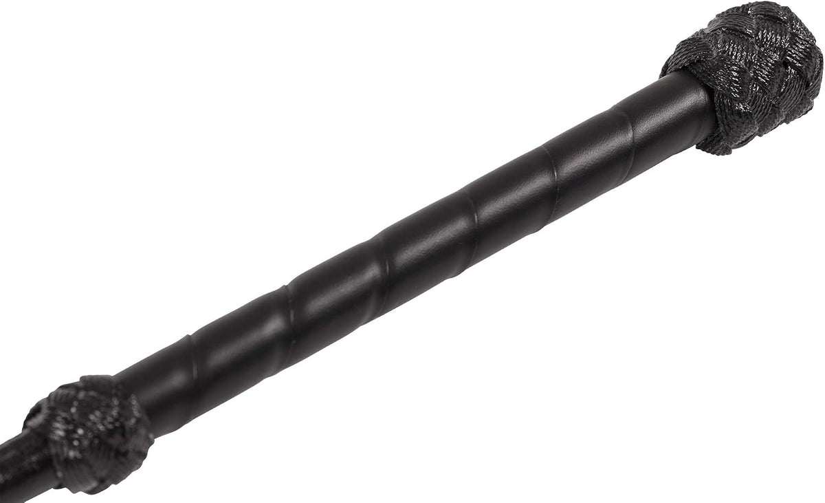 Leather Jumping Bat Riding Crop Beautifully Crafted in England - Black - Leather Handle