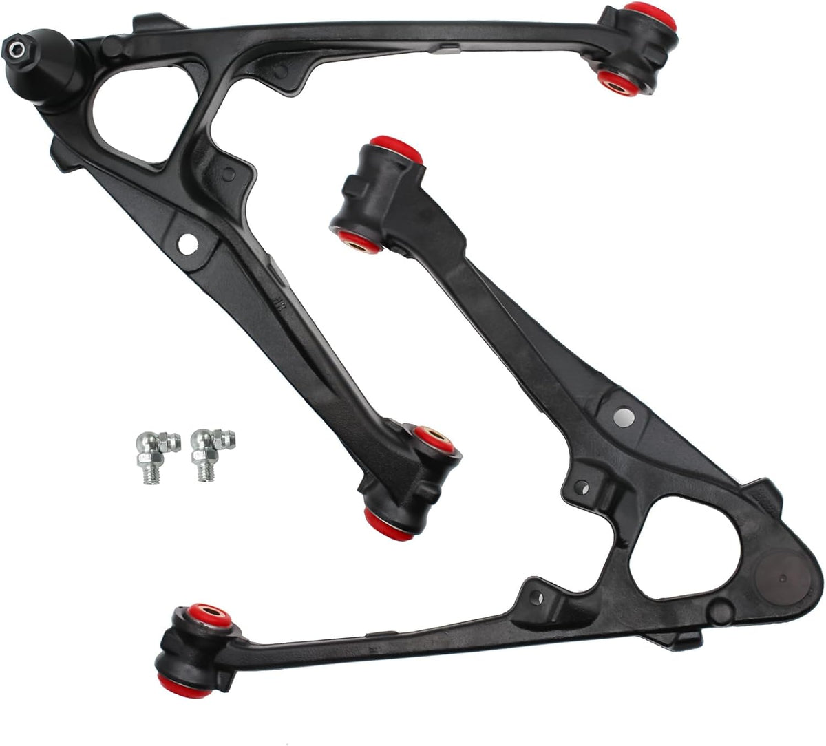 Front Lower Control Arms for 2007-2013 Chevy Silverado 1500, OE Replacement - Upgrade Polyurethane Bushing - K620888 K620889