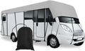 Travel Trailer Cover 210D Oxford Cloth Travel Trailer Cover Wind, Rain and Snow Proof Class A Rv Cover Camper Cover