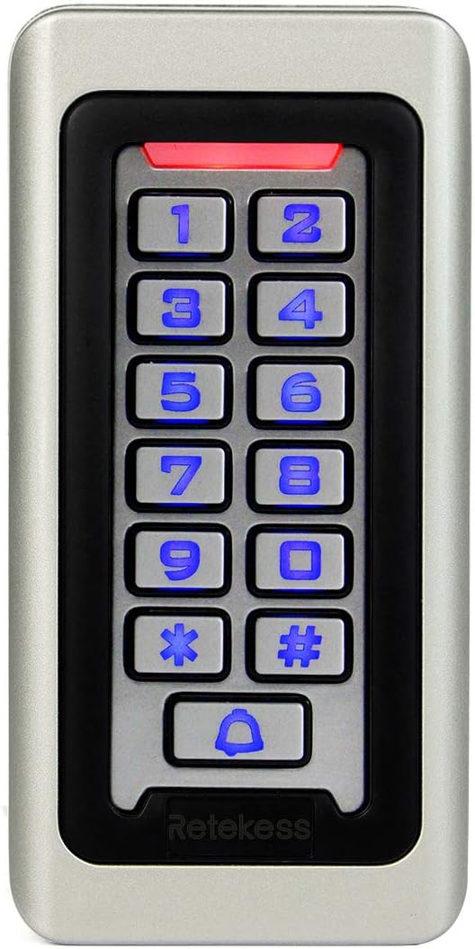 T-AC03 Security Access Control Keypad, RFID Keypad | for Garage,Shop,Home,Warehouse, Stand-Alone, 2000 Users, Wiegand