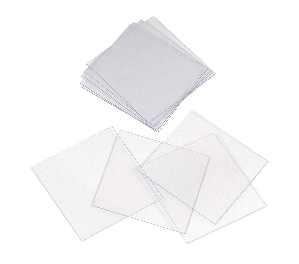 CS-S22-100 Square 22mm x 22mm Cover Slips 100 Count | 100 piece pack of 22mm x 22mm, pre-cleaned microscope square