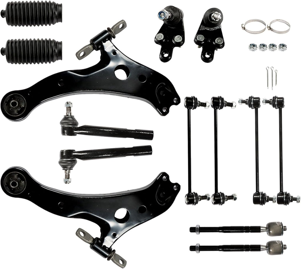 labwork 14Pc Front Suspension Kit Control Arms Replacement for Toyota Camry 2007-2011