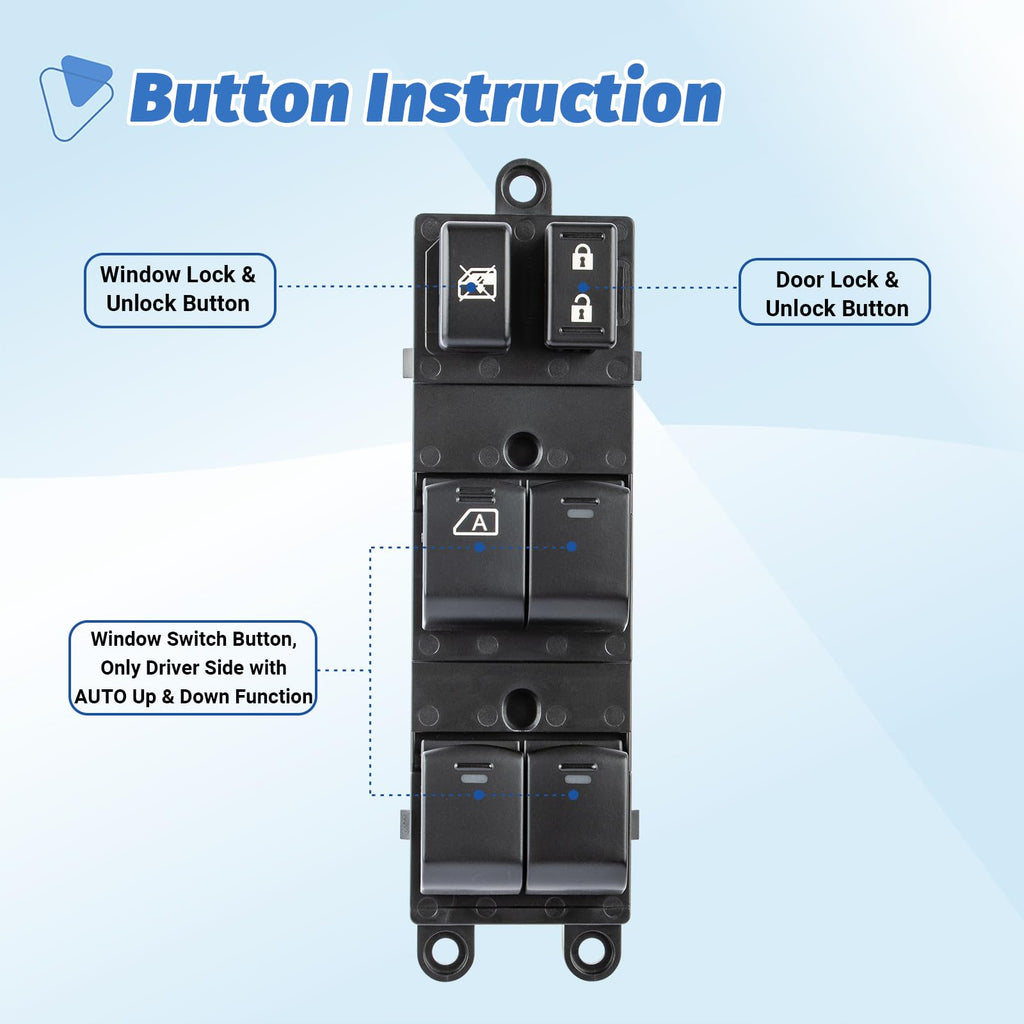 AiYiGu Master Power Window Switch for 2010 2011 2012 Subaru Outback/Legacy