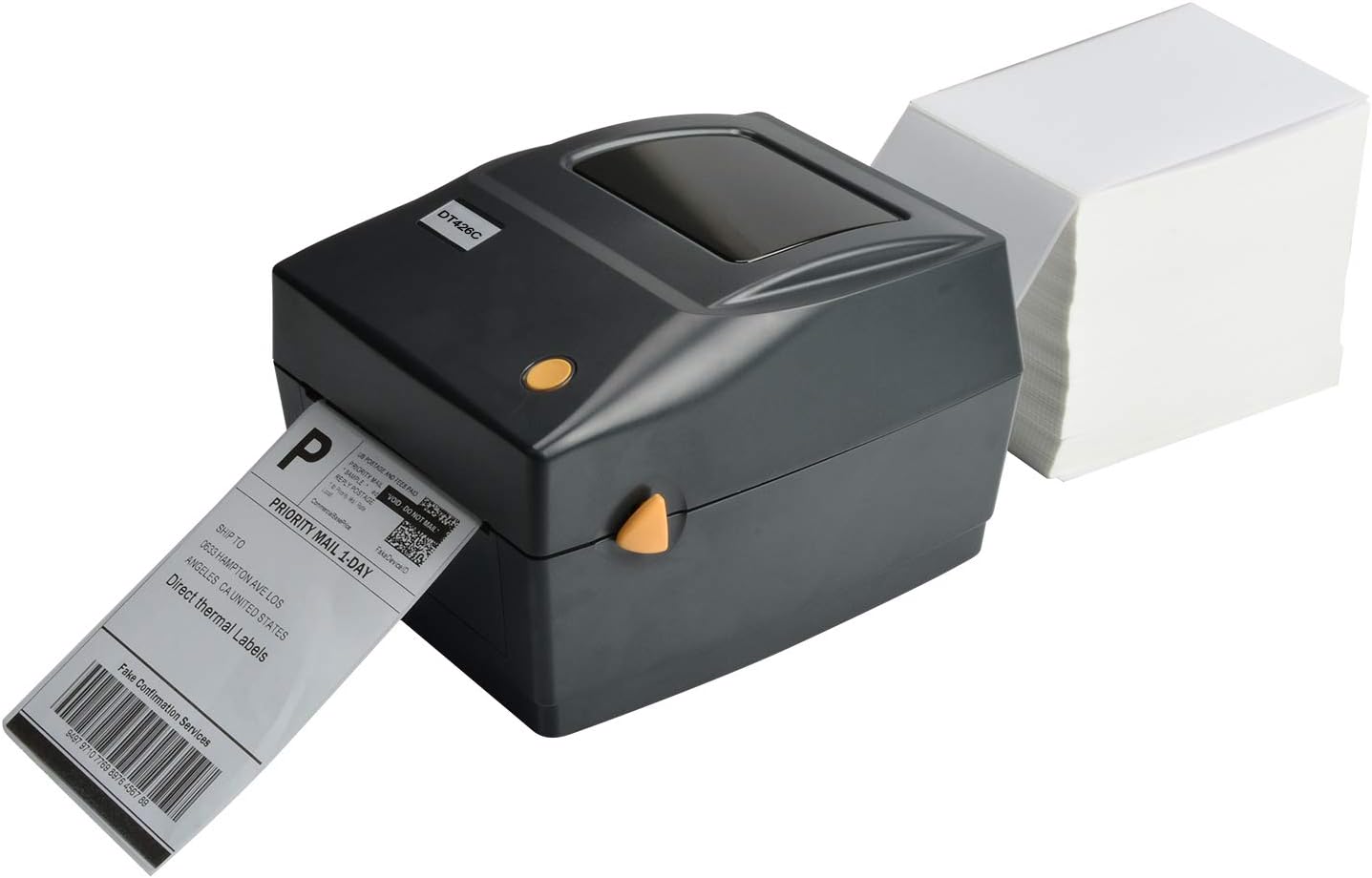 4x6 Thermal Labels Fanfold, 1000 Direct Thermal Shipping Labels | Pack of 1000 4x6 Fanfold Thermal Labels, Perforated