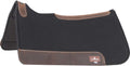 Equine ContourPedic Square Western Saddle Pad, Black, 31" X 32"