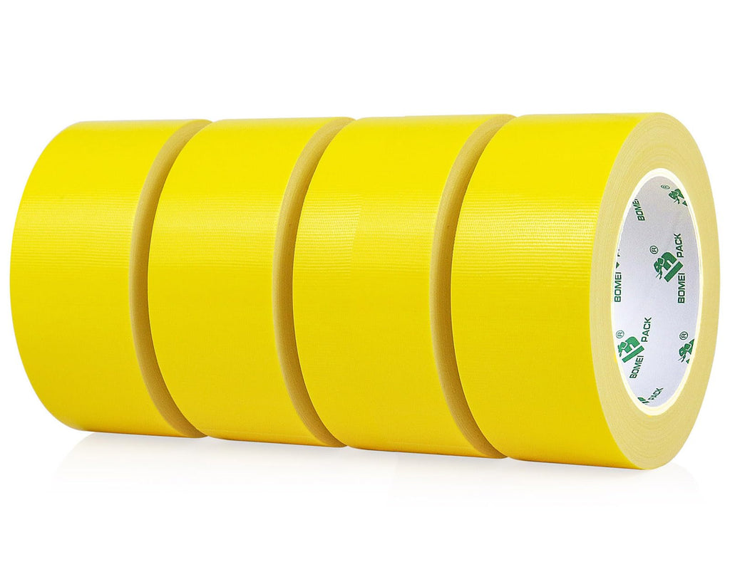4-Pack Duct Tape Heavy Duty Yellow, 35 Yards x 2 Inch