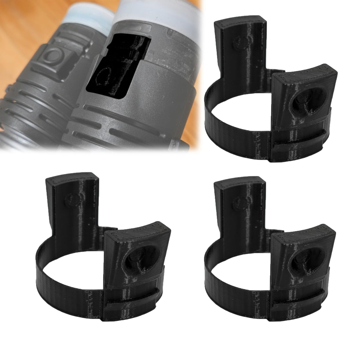 3 Pack Replacement Hose Clip Insert for Miele Classic C1 Vacuum Cleaner,Secure Fit Hose Attachment Fix