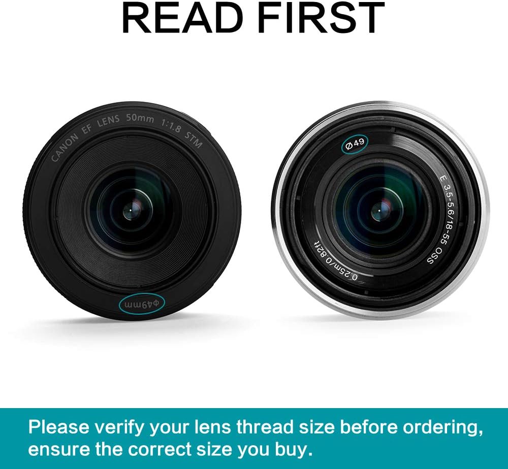 67mm Lens Hood Universal Collapsible Lens Sun Shade Hood with Centre Pinch Lens Cap for Canon Nikon Sony Pentax