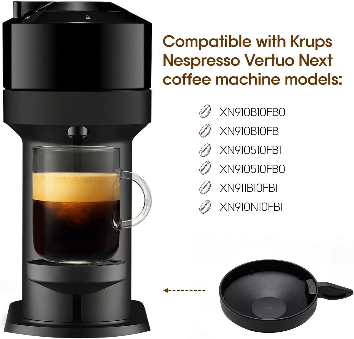 Replacement Drip Tray for Krups Nespresso Vertuo Next Coffee Maker
