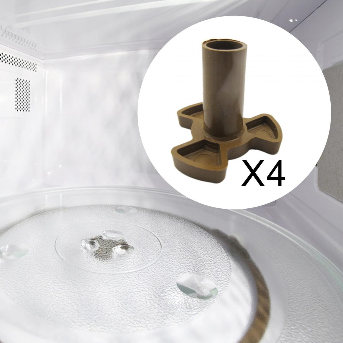 Generic Universal Microwave Turntable Coupler Replacement Kit, 15x25x11mm 6mm, optional