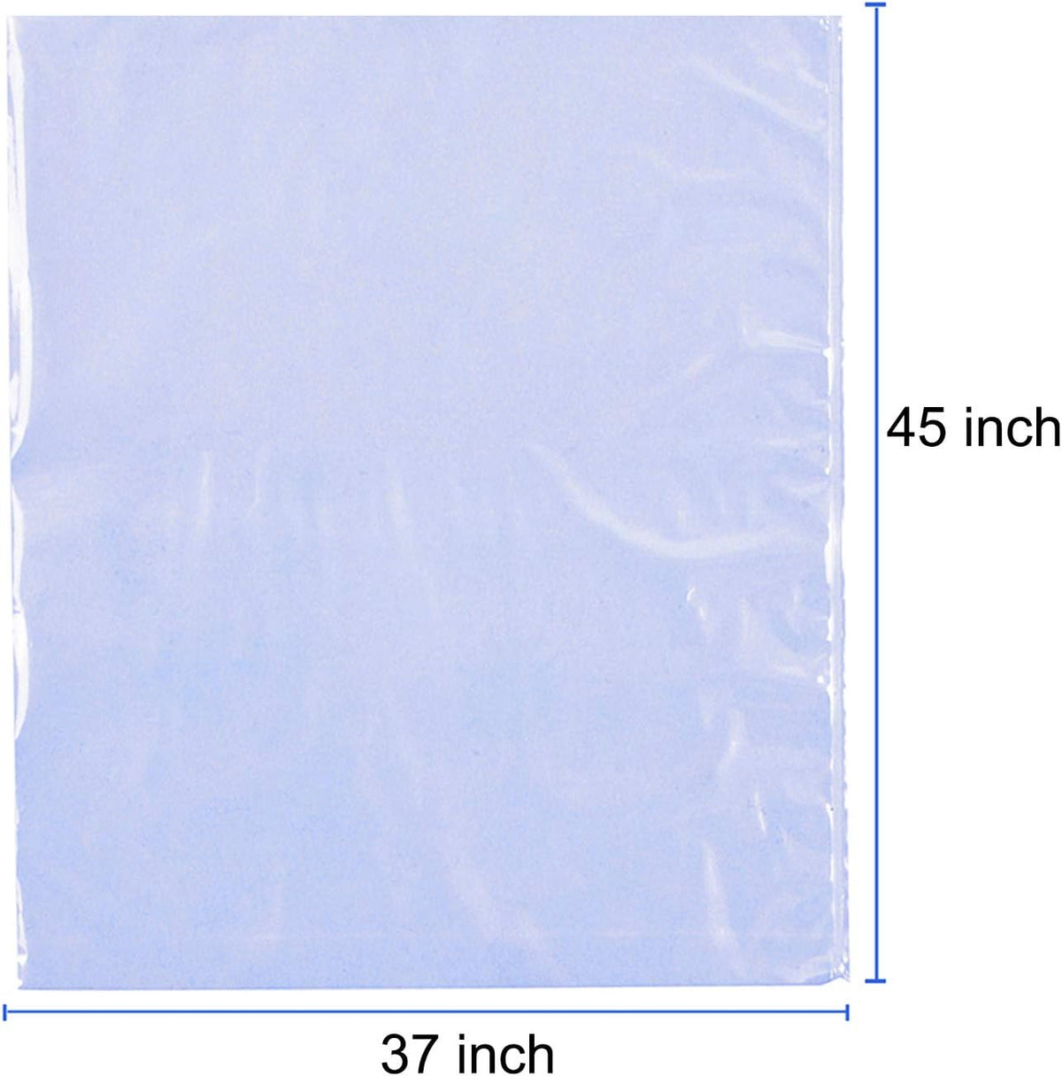 Shrink Wrap Bags for Gift Baskets, 37x45 Inch, XXL, 10 Pcs