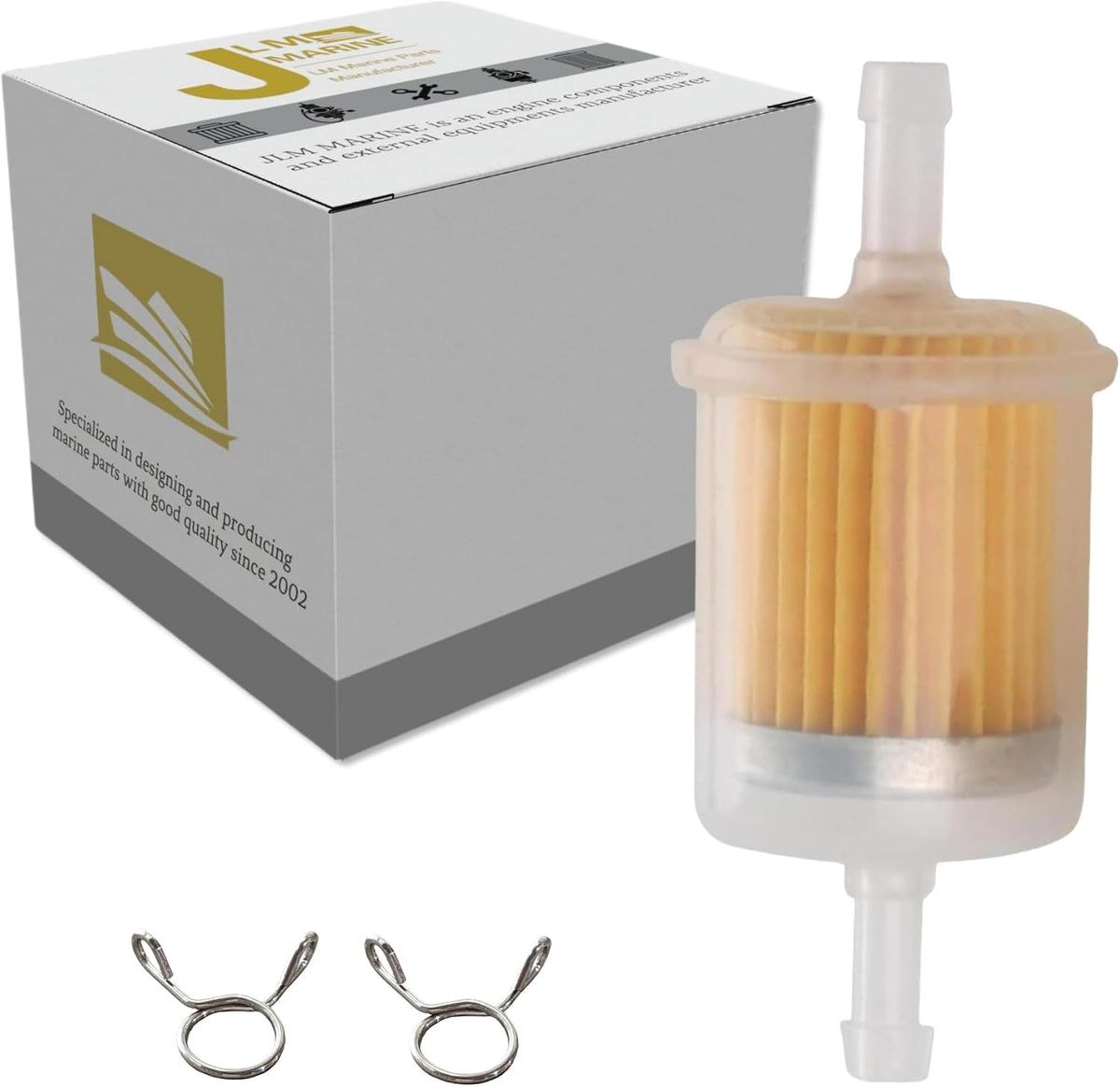 5007335 Inline Fuel Filter for Johnson Evinrude 40-200 HP Marine