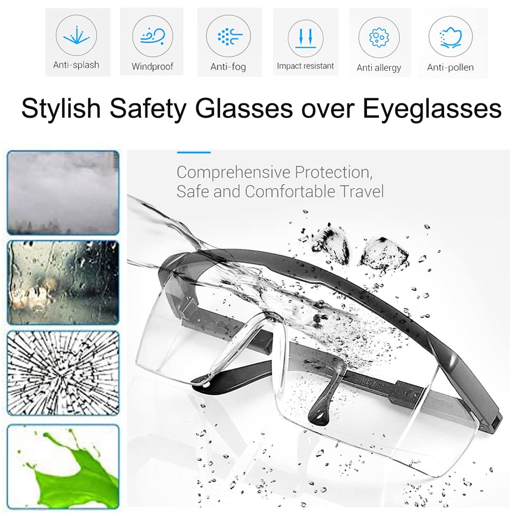 Safety Glasses, Anti-fog Eye Protective Glasses