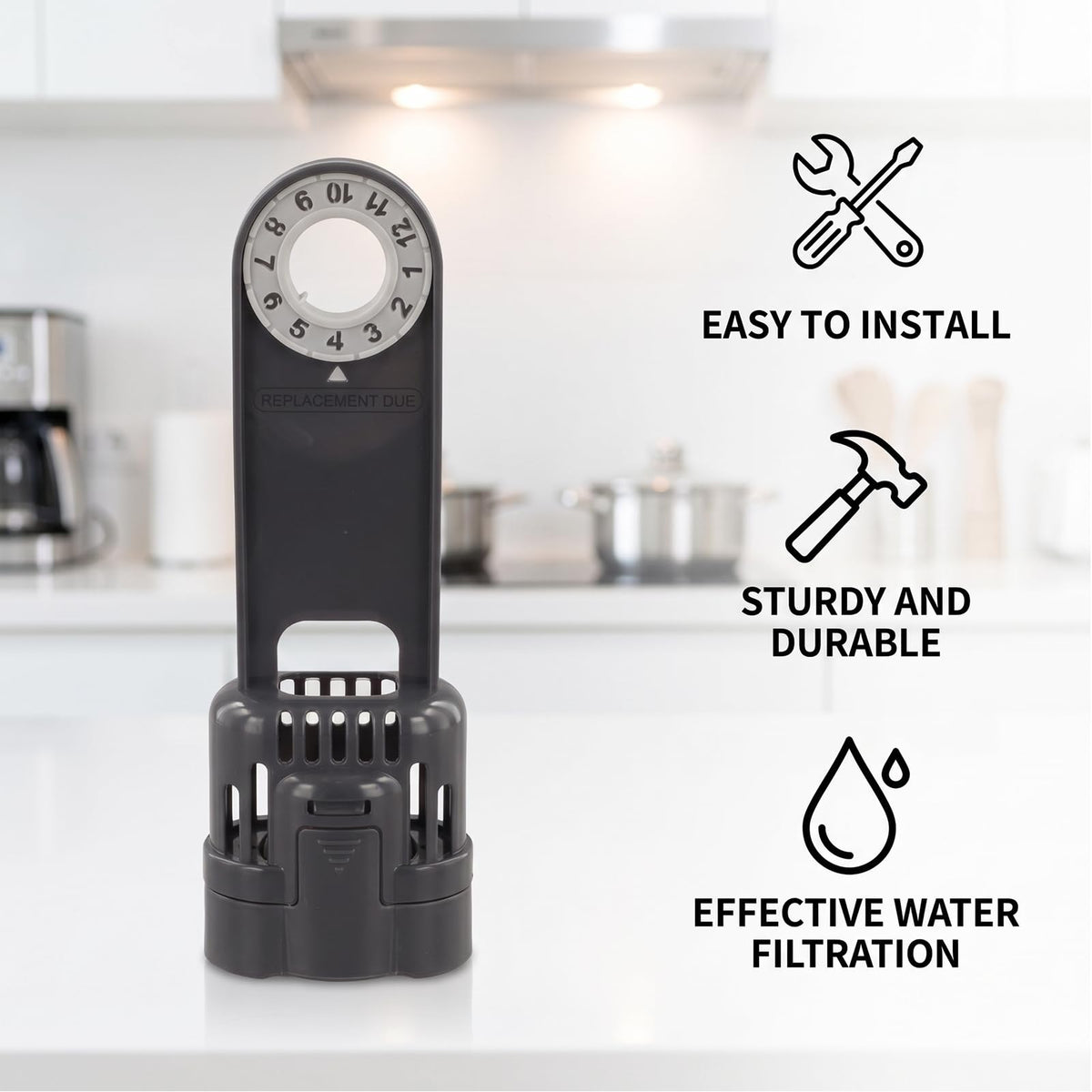 Water Filter Cartridges & Filter Holder Coffee Machine Filter Replacement, Water Filter Holder(Bracket)