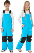 Kids Snow Bibs Girls Boys Snow Pants Ski Bibs Overalls(3-16Years) | Insulated,15K Waterproof,10K