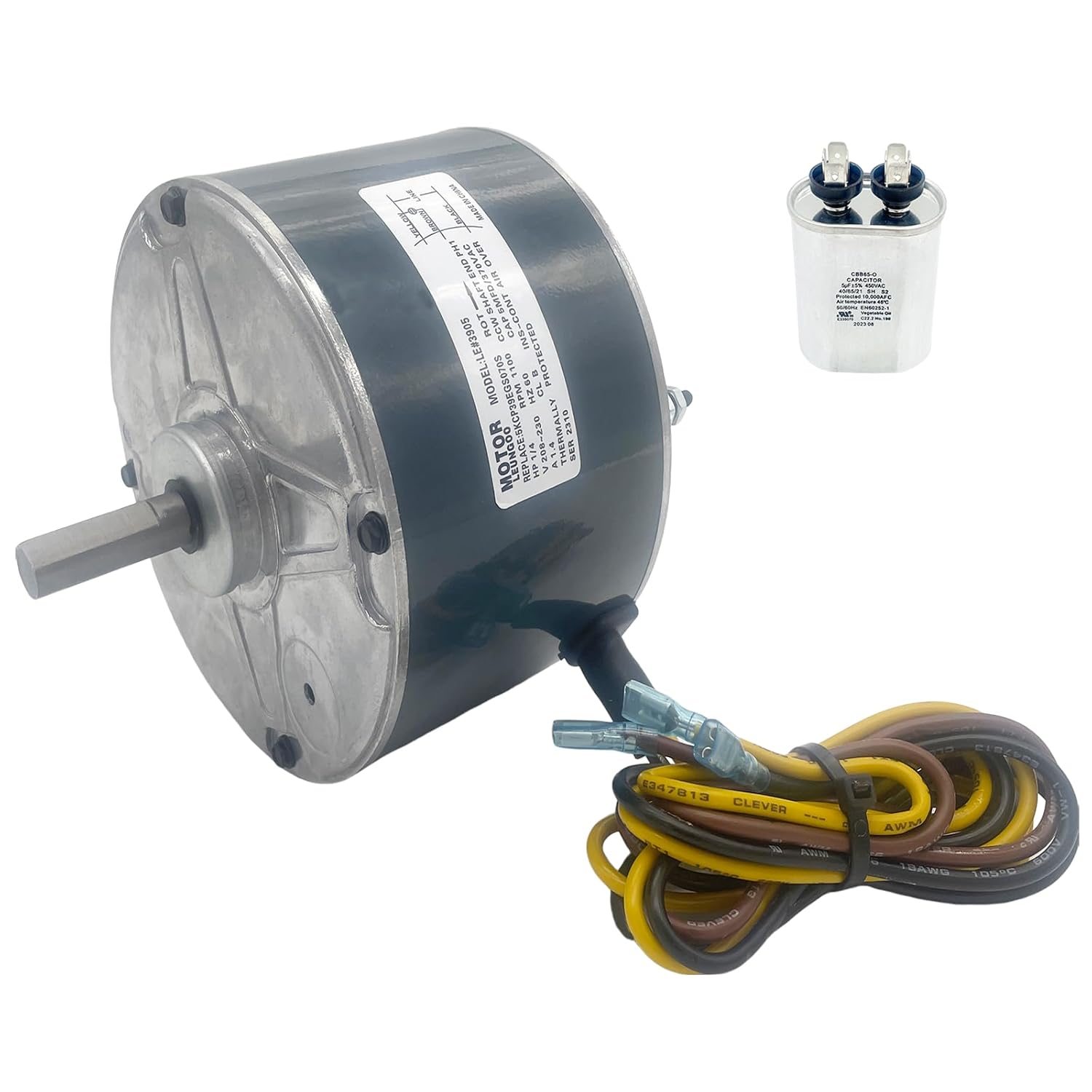 5KCP39EGS070S 1/4HP AC Condenser Fan Motor Replaces Carrier HC39GE237, 236 | Bryant Payne HC39GE234A 5KCP39EGY823S