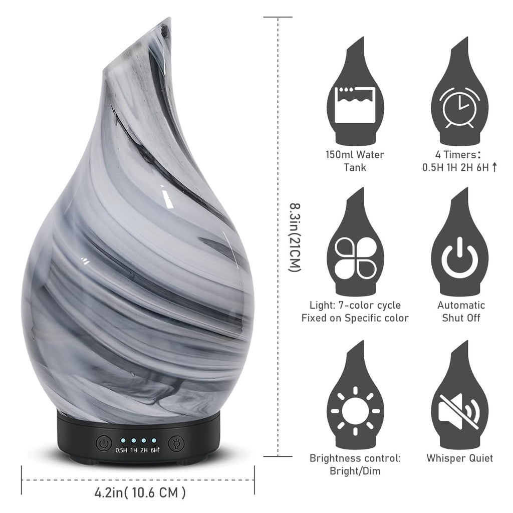 Essential Oil Diffuser for Home Fragrance & Aromatherapy 150ml