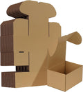 7x5x4 inches Shipping Boxes Set of 50, Brown Corrugated Cardboard Box Literature Mailer