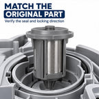 2 Pcs Dishwasher Circulation Pump Filter Replacement for KitchenAid KDTM404KPS3