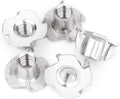 20pcs 3/8"-16 T-Nuts, 304 Stainless 7/16" Barrel Length