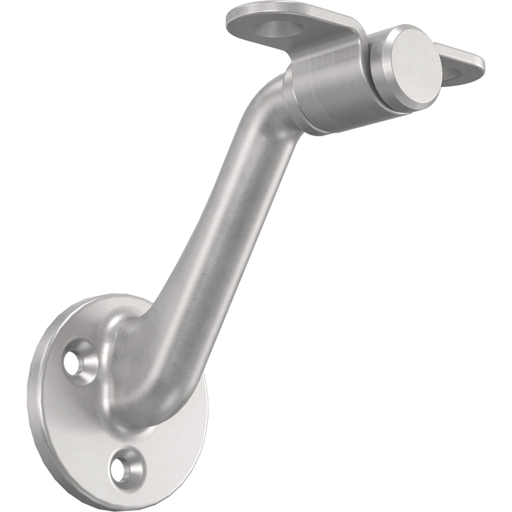 Bar 3 in. (76 mm) Handrail Bracket in Matte Nickel (4-Pack), B47249D-MN-C
