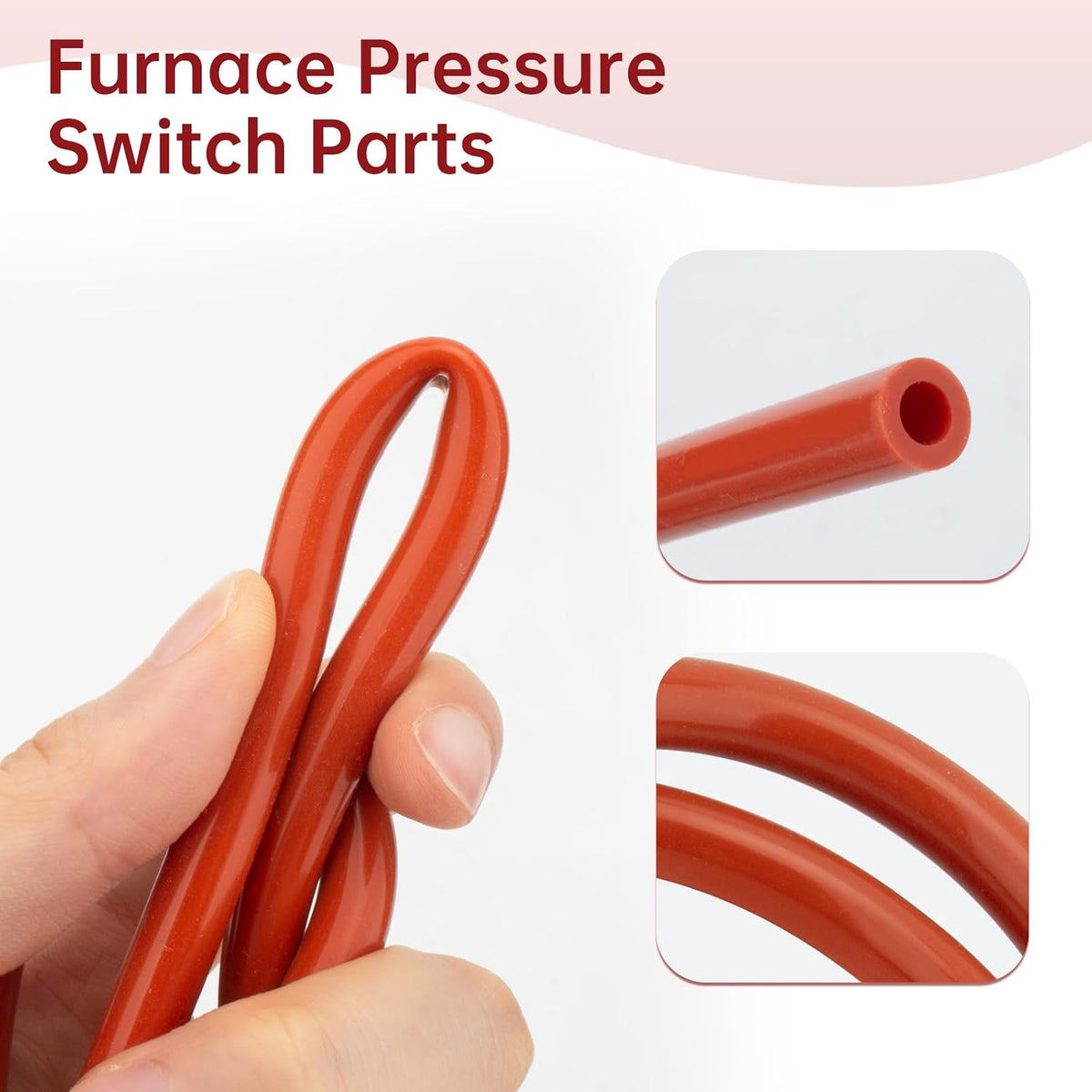 79-21491-83 Pressure Switch Hose for Rheem Furnace, 3/16 I.D. X 18"