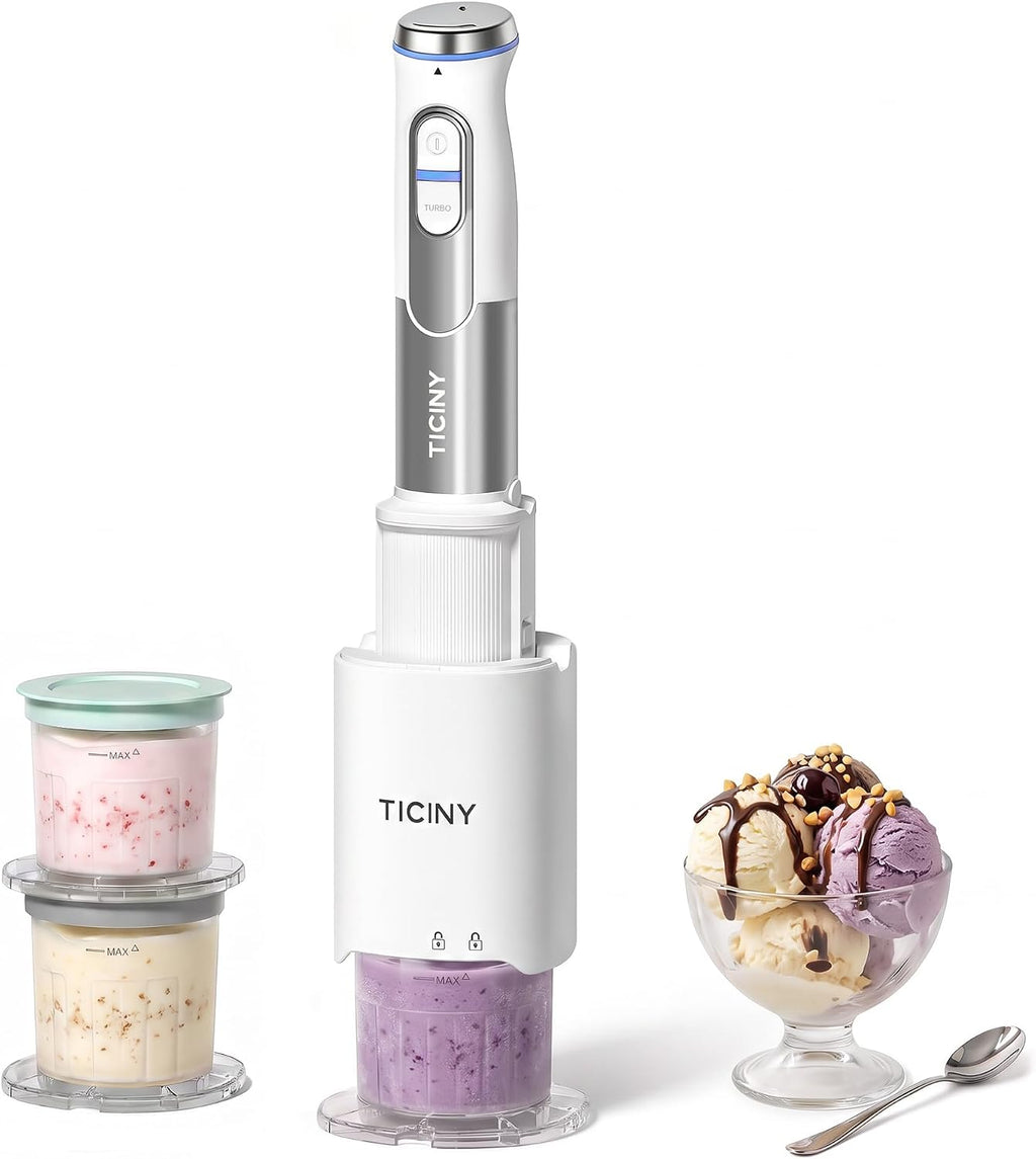 Ice Cream Maker with 17-Speed & Turbo Boost