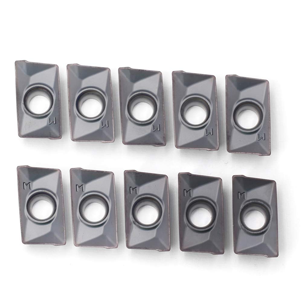 OSCARBIDE APKT1604 TiAIN Coated Carbide Milling Inserts 10Pcs