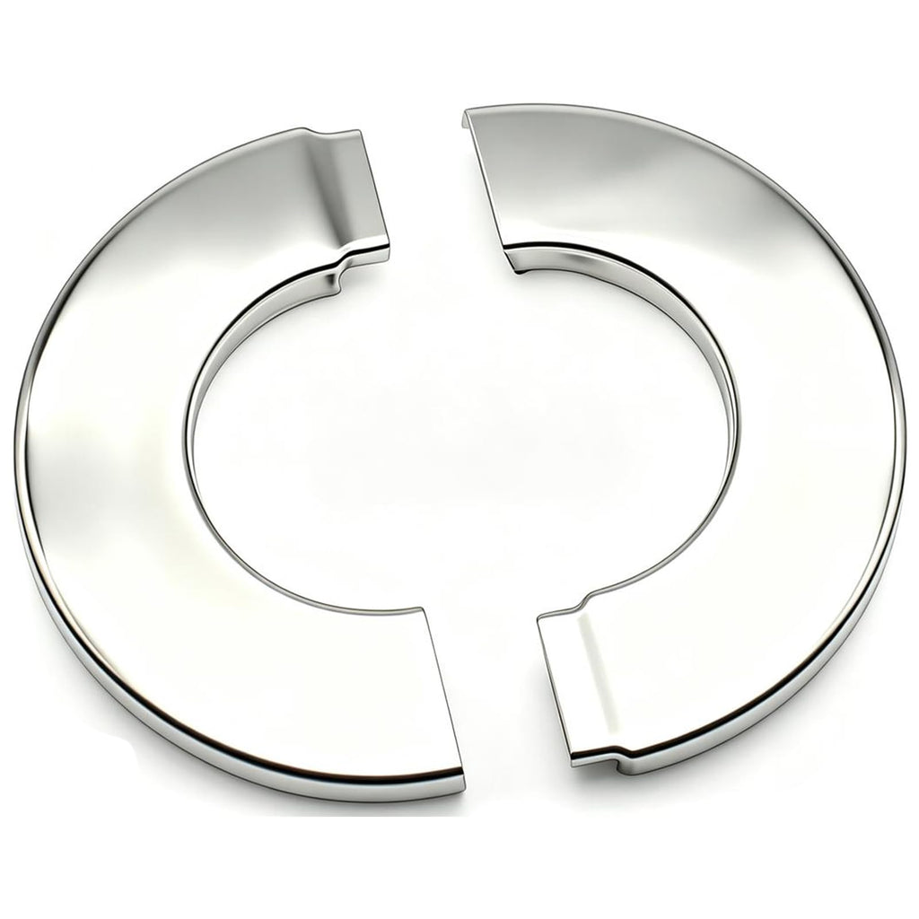 2pcs Wall Split Flange 4.0" Decorative Split Escutcheon Plate