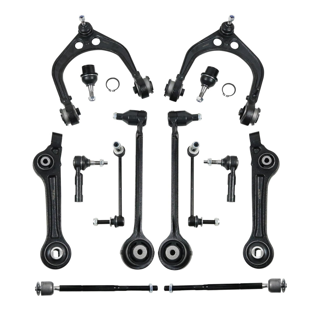 Front Upper Lower Control Arm Suspension Kit for 2011-2017 Chrysler 300 RWD