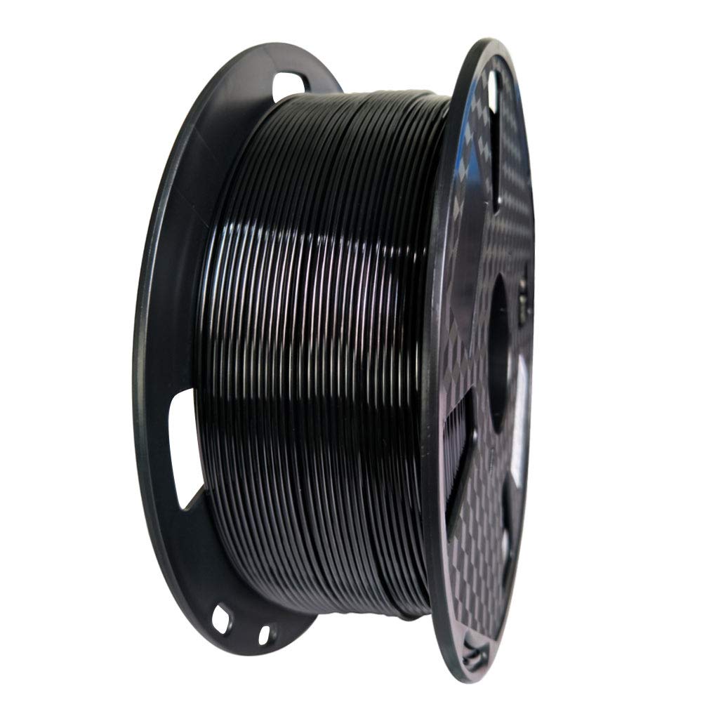 Black PETG Pro Filament 1.75 mm 1KG 3D Printing Filament 2.2lbs Spool 3D Printer Material Fit Most FDM Printer Easy