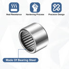 uxcell 4 Pcs B1210 Needle Roller Bearings, 3/4 Bore 1 OD 3/4" W