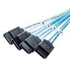 CableCreation External Mini SAS HD SFF-8644 to 4 Port SATA Cable, 3.3FT