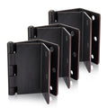 3Pack 3.5Inch Oil Rubbed Bronze Offset Door Hinge 1/4" Radius Corner