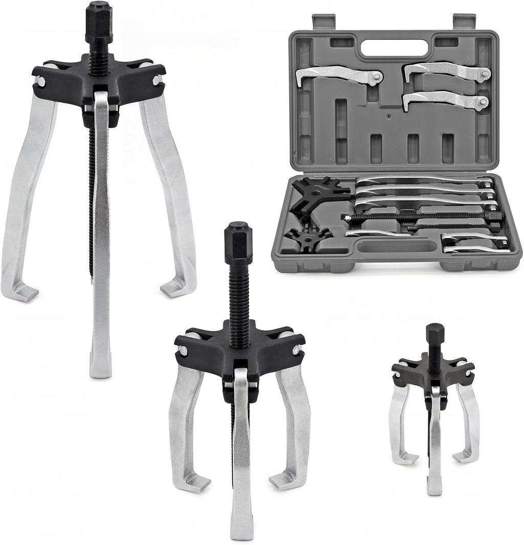 Gear Puller Set(2T&5T), Reversible2 & 3 Jaw Bearing/Pulley Puller
