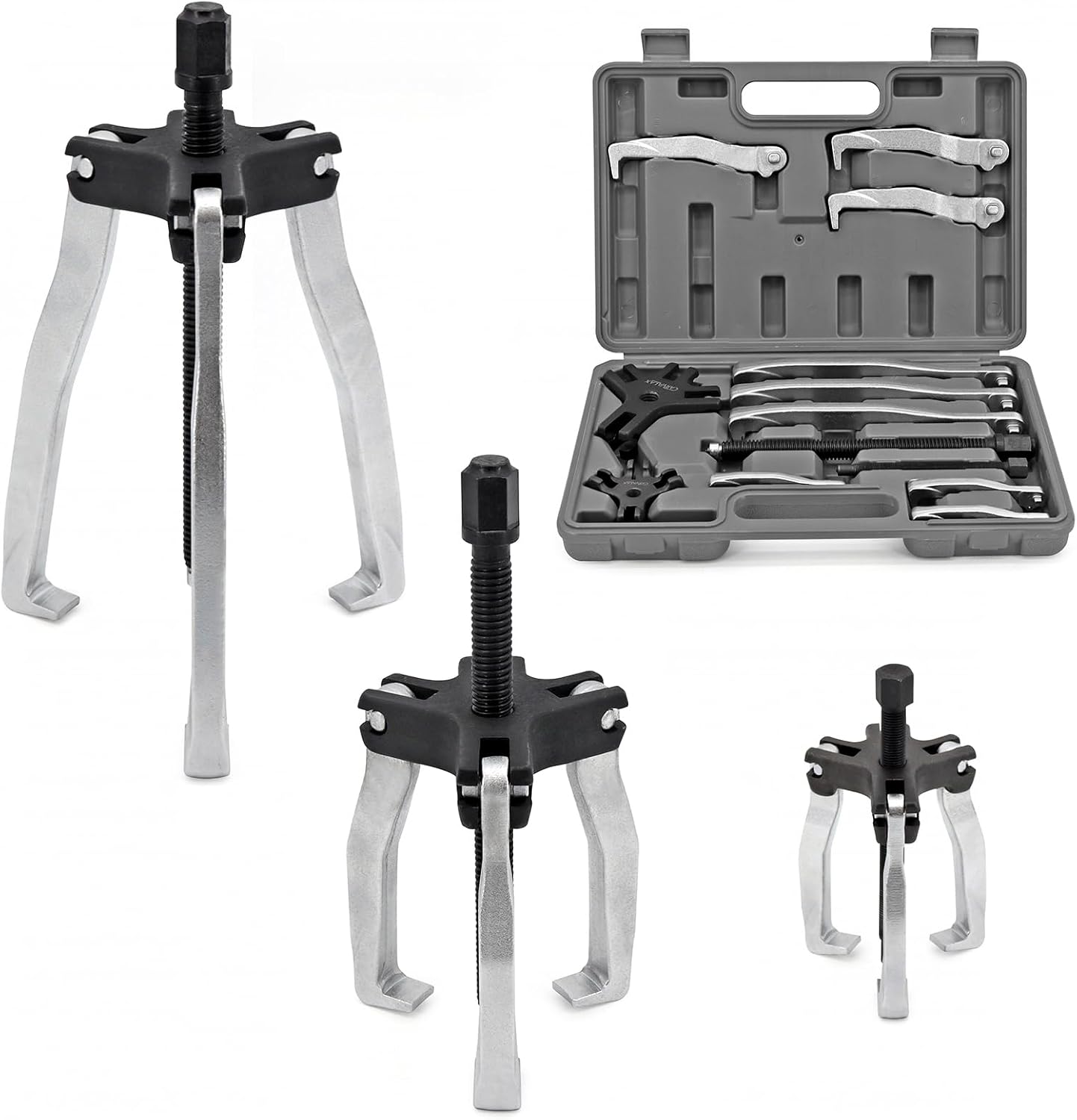 Gear Puller Set(2T&5T), Reversible2 & 3 Jaw Bearing/Pulley Puller