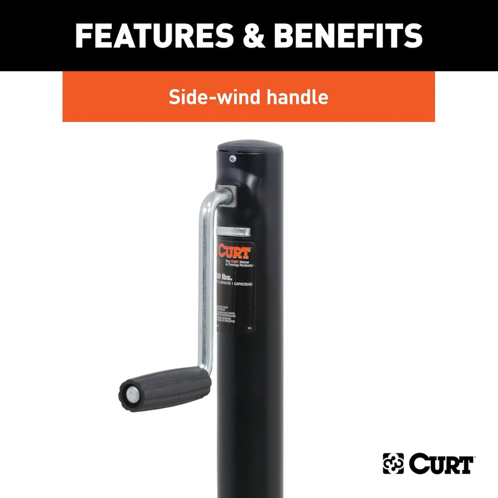 28204 A-Frame Trailer Jack, 2,000 lbs., 15 Inches Vertical Travel