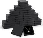 Jewelry Gift Boxes, 40 Pack 3.5x3.5x1 Inch, Black