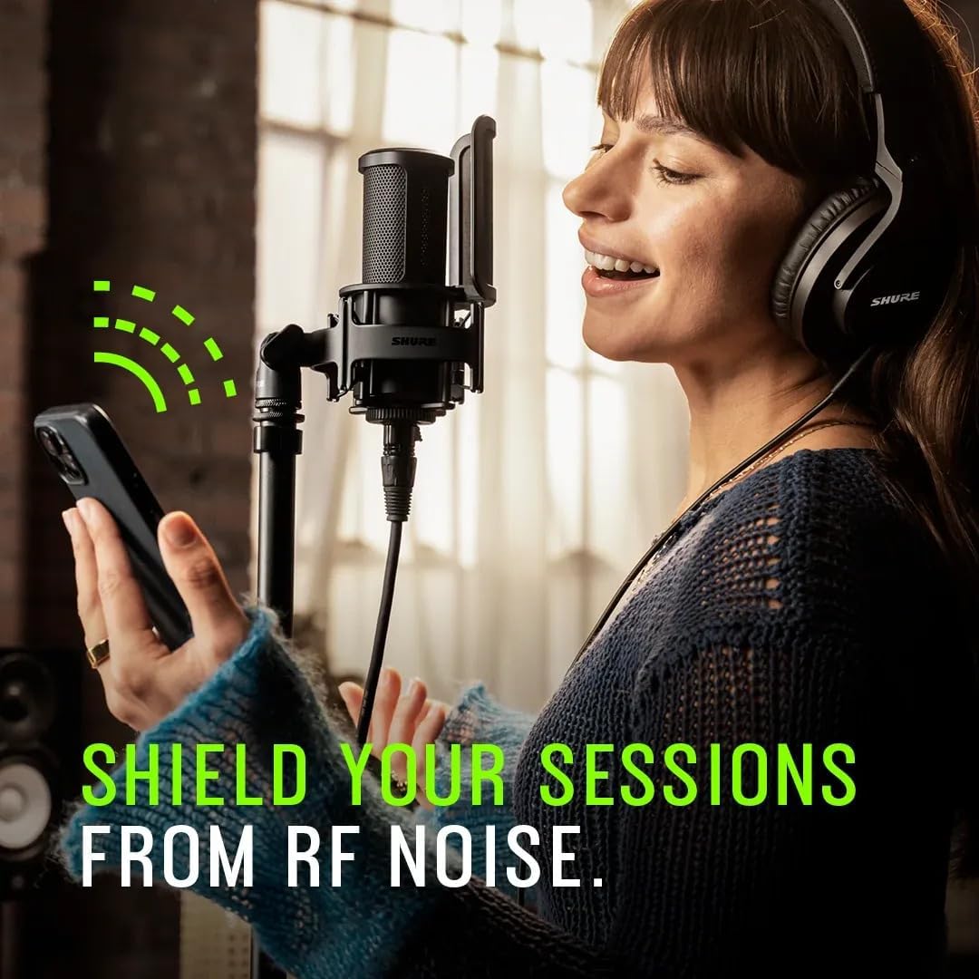 SM4 XLR Studio Condenser Microphone Kit for Recording | Home-studio condenser mic with mix-ready audio, all-metal
