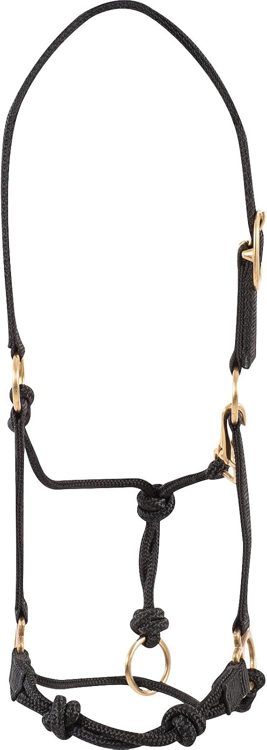 Nylon Rope Halter, Black