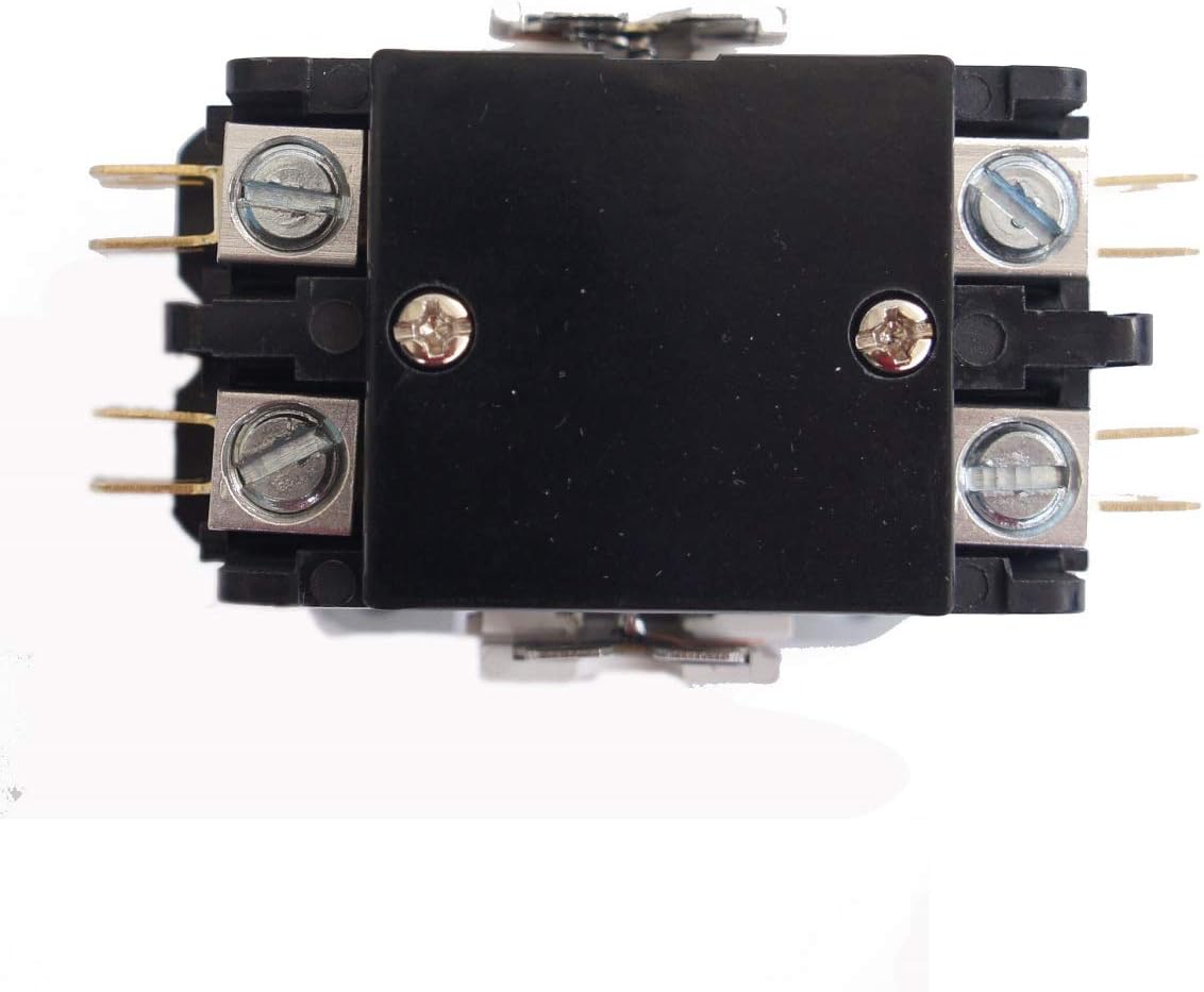 Air Conditioner Contactor 24V Coil 2 Pole 40 Amps Universal and Compatible for Fast Replacement