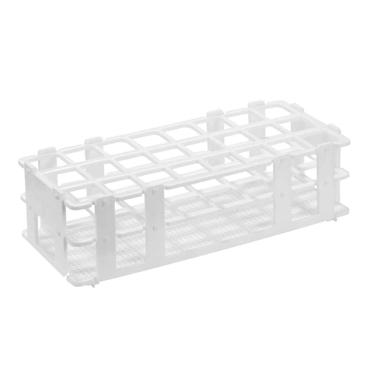 Plastic Lab Tube Rack Storage Stand Holder Detachable for 25mm ID, 24 Holes